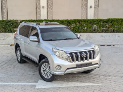 2016 TOYOTA PRADO VXR FULL OPTION V4 2.7L GCC Specs Silver Brown SUV