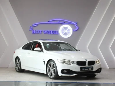 2014 BMW 435i M Sport 3.0 Liter 6 Cylinder Petrol Engine White Red Coupe