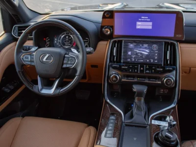 2025 LEXUS LX 600 3.5L V6 TURBOSPORT Engine Silver Brown SUV GCC Specs 4WD