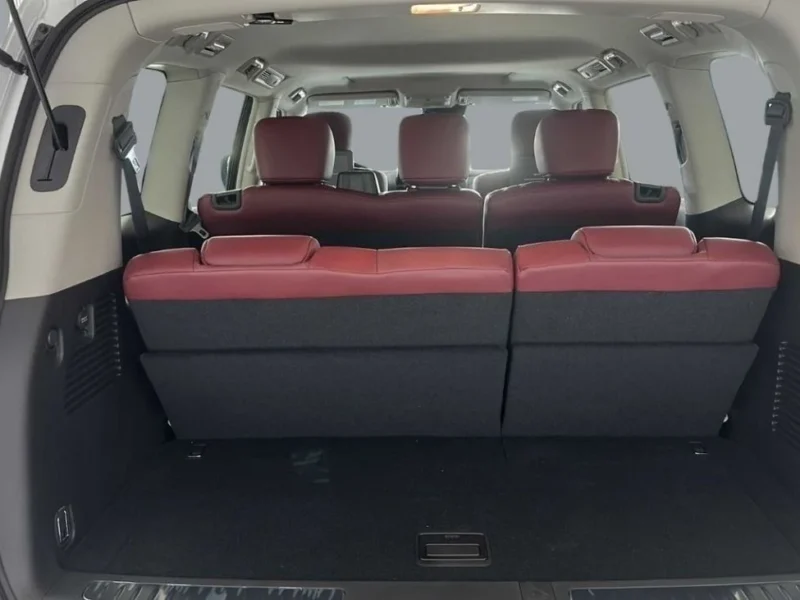 2024 Nissan Patrol Platinum LE 5.6 Liters 8 Cylinders Engine White Red SUV