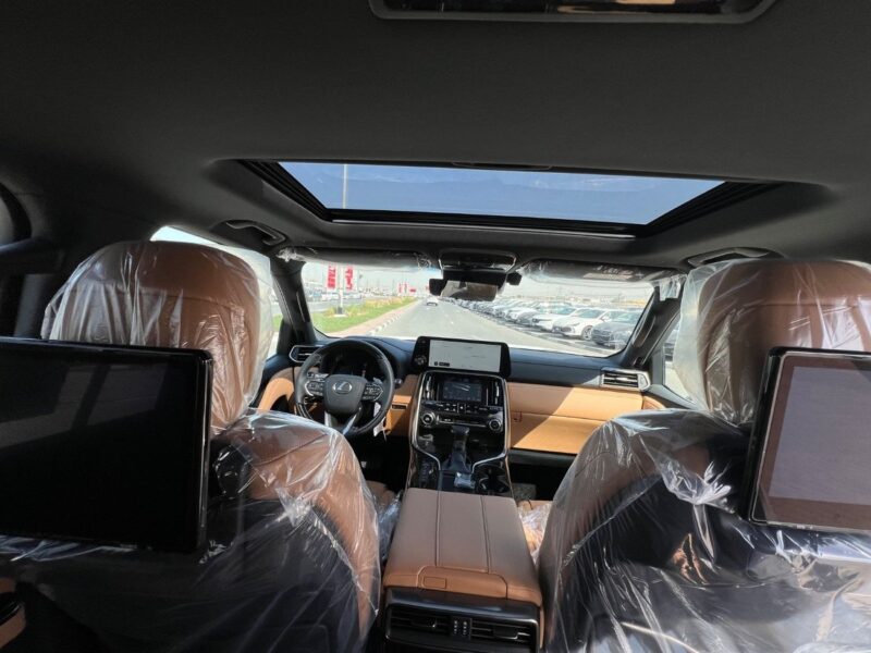 2025 Lexus LX 600 Signature 3.5 Litres 6 Cylinders Engine White Tan SUV GCC Specs