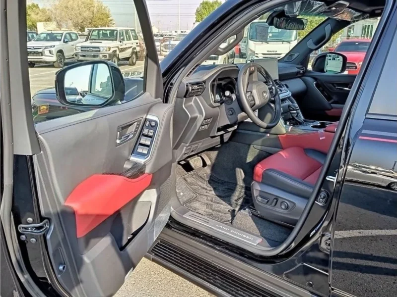2022 Toyota Land Cruiser GR Sports Edition 6 Cylinder Petrol Engine Black Red SUV