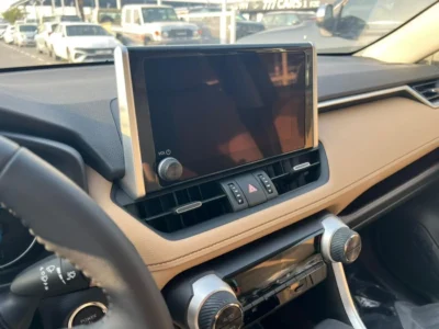 2025 Toyota RAV 4 2.5 Litres 4 Cylinder Hybrid Engine Black Beige SUV GCC