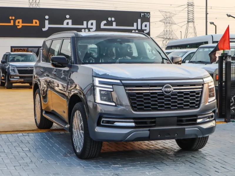 2026 Nissan Patrol Platinum 3.5L V6 Twin-Turbo Petrol Silver Red SUV GCC Specs