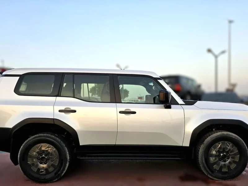 2025 Toyota Land Cruiser Prado 4x4 2.4L Turbo 4 Cylinders Engine White Brown SUV