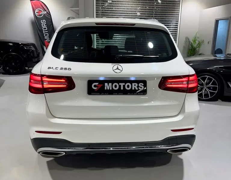 2018 Mercedes-Benz GLC GLC 250 4MATIC 4 Cylinders Engine White Brown Crossover