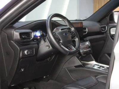 2022 Ford Explorer ST 400A 3.0L EcoBoost V6 Twin Turbo Silver Black SUV