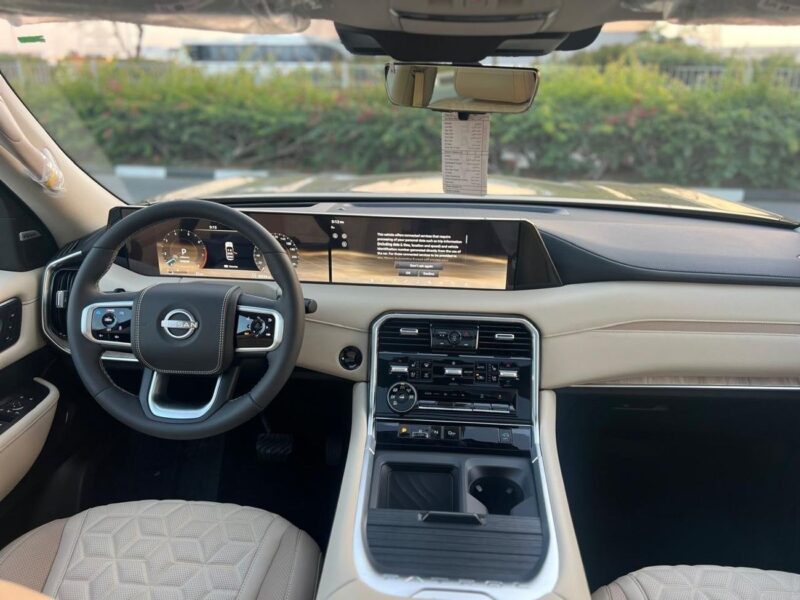 2026 Nissan Patrol SE PLATINUM 3.5L 6 Cylinders Petrol Engine Green Beige SUV GCC