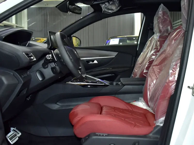 2024 Peugeot 5008 GT Line 4 Cylinder Petrol Engine White Red SUV GCC