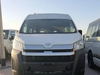 2025 TOYOTA HIACE HIGHROOF 2.8L DIESEL MT 4 Cylinders White Grey Van