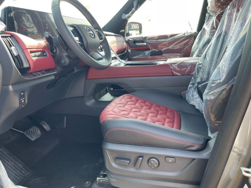 2026 Nissan Patrol Platinum 3.5L Turbo 6 Cylinder Petrol Engine Grey Red SUV GCC