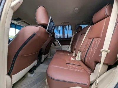 2019 TOYOTA PRADO GCC Specs V4 Petrol Engine 2.7 Litres Black Brown SUV