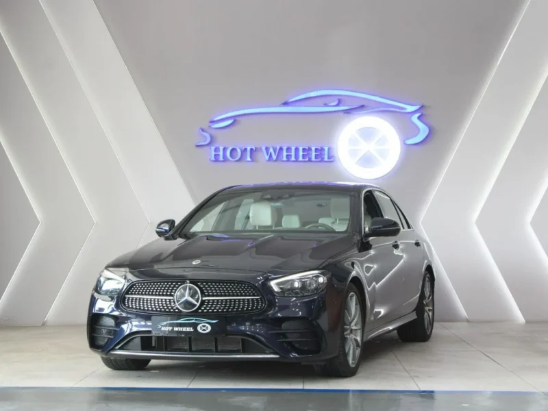 2023 Mercedes-Benz E300 2.0L Turbocharged 4 Cylinder Engine Blue White Sedan