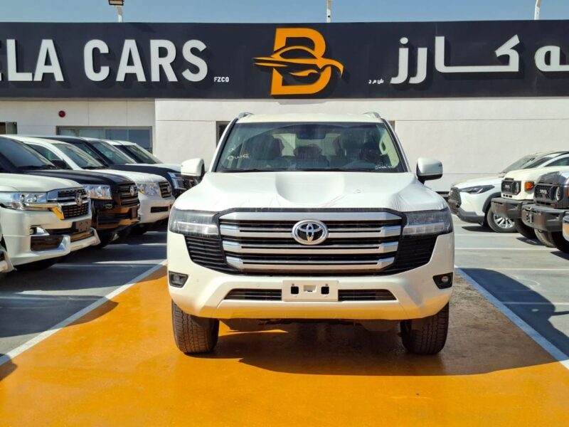 2025 Toyota Land Cruiser GXR 3.5 Litres 6 Cylinders Petrol Engine White Beige SUV GCC