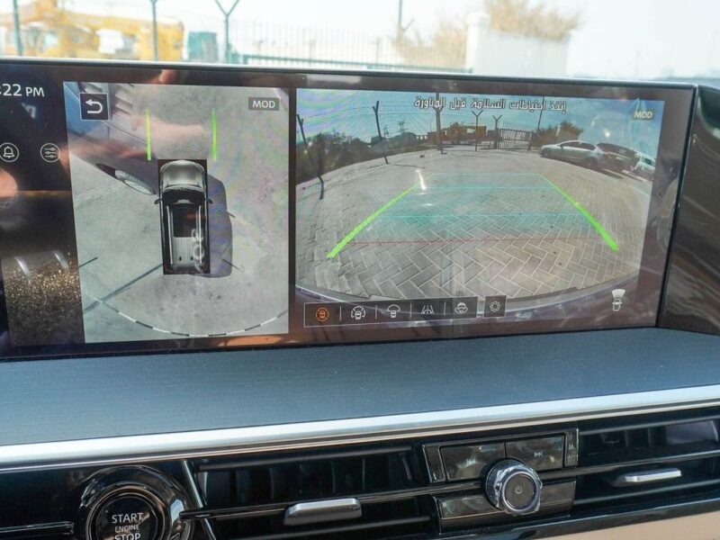 2025 Infiniti QX80 6 Cylinder Petrol Engine Black Tan SUV GCC Specs