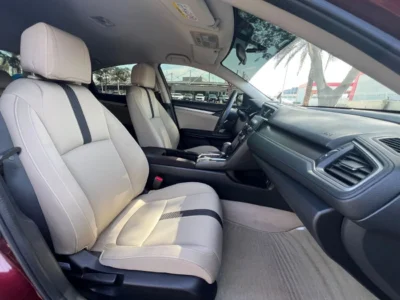 2017 Honda Civic LX 2.0 Liters 4 Cylinders Engine Maroon Beige Hatchback GCC