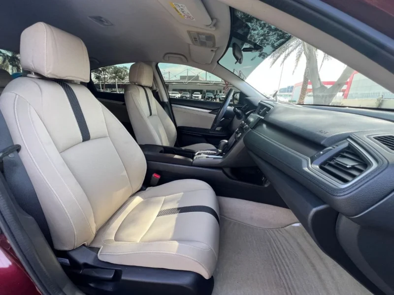 2017 Honda Civic LX 2.0 Liters 4 Cylinders Engine Maroon Beige Hatchback GCC