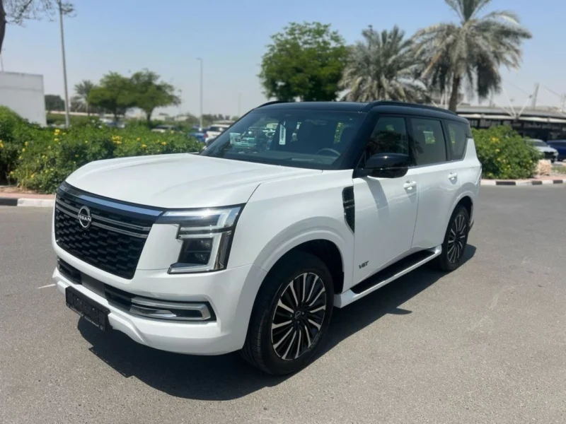 2026 Nissan Patrol LE Platinum City 3.5L Twin-Turbocharged V6 White Red SUV