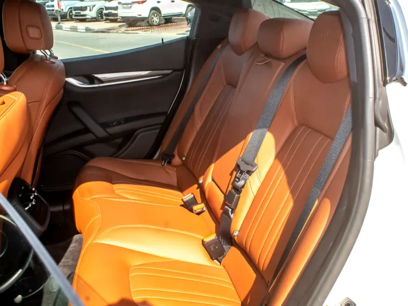 2016 Maserati Ghibli Other 6 Cylinders Petrol Engine White Orange Sedan