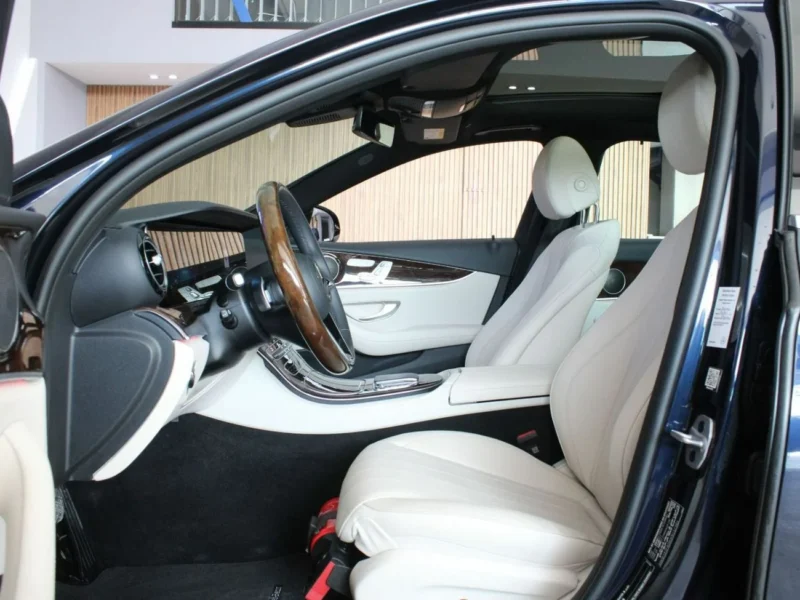 2023 Mercedes-Benz E300 2.0L Turbocharged 4 Cylinder Engine Blue White Sedan