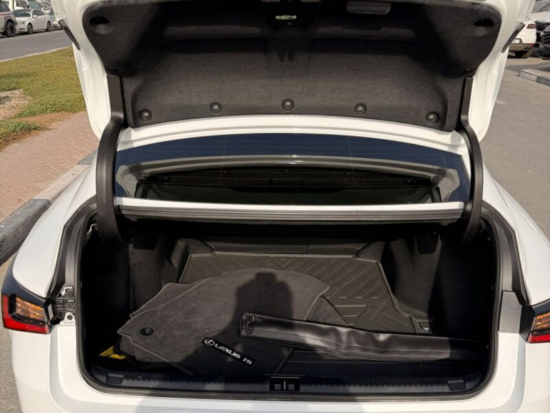 2025 LEXUS IS 350 F-SPORT 3.5 Litres V6 Engine White Black Sedan USA Specs