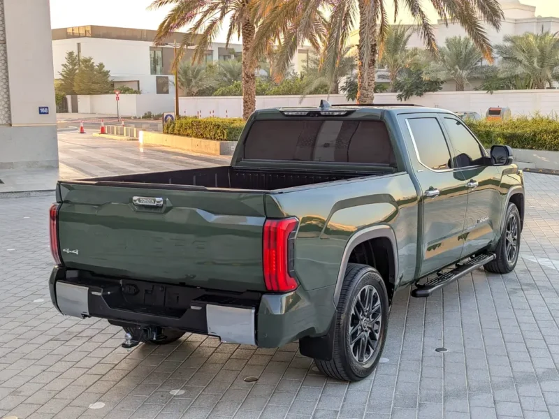 2022 Toyota Tundra Crewmax Limited 6 Cylinder Engine Green Grey Truck