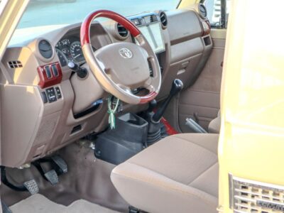 2021 Toyota Land Cruiser 70 Series Single Cab 4.0L 6 Cylinders Petrol Beige Truck