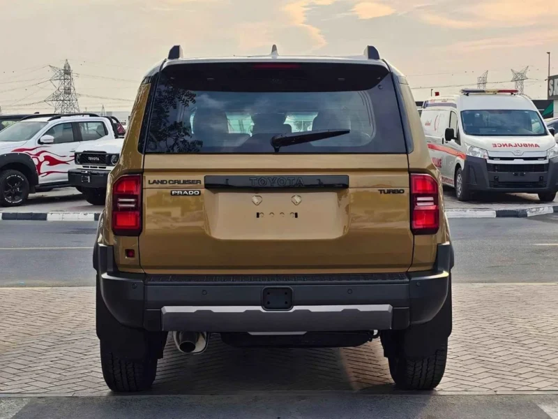 2026 Toyota Prado TURBO ADVENTURE DUAL TONE 2.4L PETROL V4 Gold Brown SUV