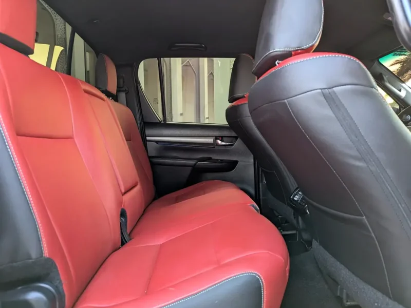 2021 TOYOTA HILUX ADVENTURE V6 4.0L White Red Pickup Truck GCC Specs