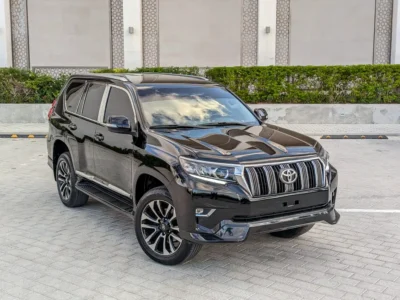 2019 TOYOTA PRADO GCC Specs V4 Petrol Engine 2.7 Litres Black Brown SUV