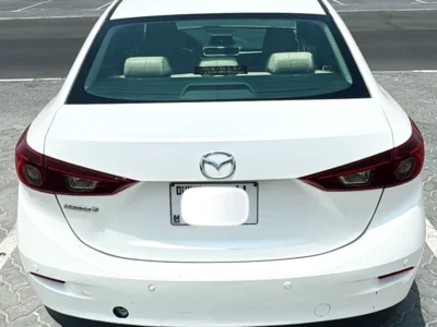 2019 Mazda 3 Other 4 Cylinder Petrol Engine White Beige Sedan GCC Specs