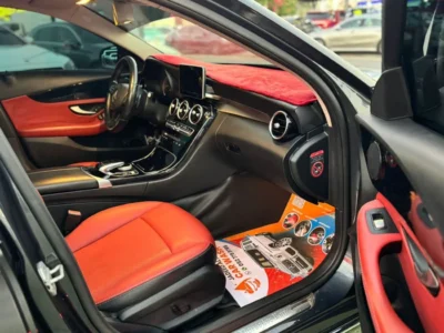 2015 MERCEDES BENZ C200 2.0L 4 Cylinder Petrol Engine Black Orange Sedan