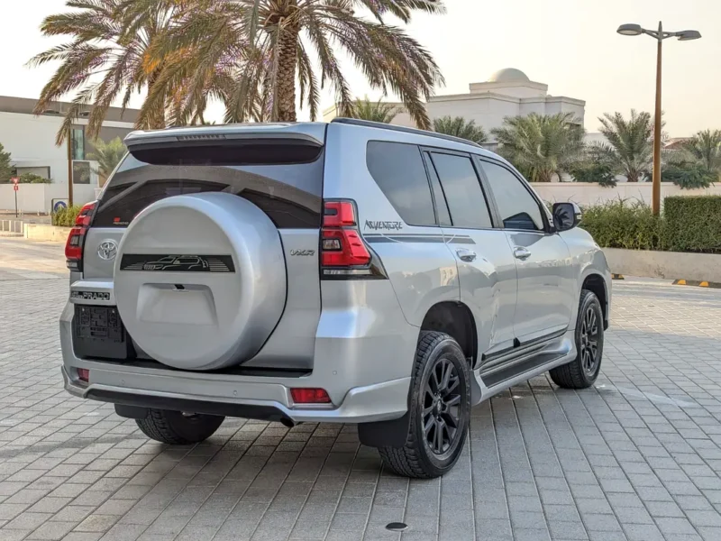 2022 Toyota Prado Adventure 6 Cylinders Petrol Engine Silver Beige SUV GCC