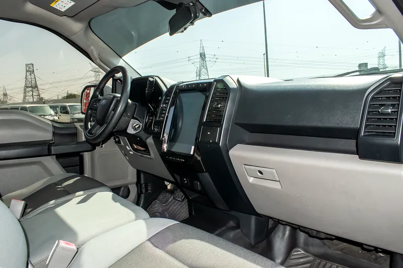 2019 Ford F-Series F150 Platinum 8 Cylinders Engine White Grey Pick Up Truck