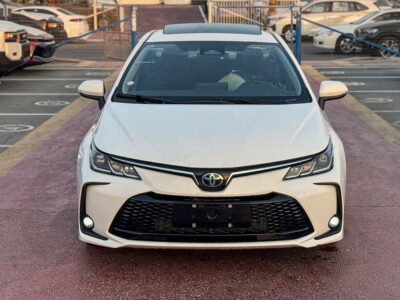 2024 Toyota Corolla Hybrid Elite 1.8L 4 Cylinders Full Option White Black Sedan