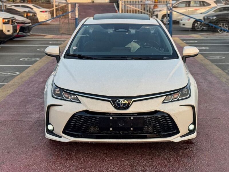 2024 Toyota Corolla Hybrid Elite 1.8L 4 Cylinders Full Option White Black Sedan