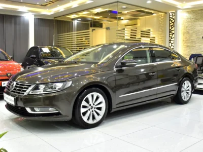 2015 Volkswagen CC Sport 4 Cylinder Petrol Engine Brown Beige Sedan GCC