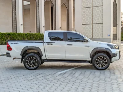 2021 TOYOTA HILUX ADVENTURE V6 4.0L White Red Pickup Truck GCC Specs