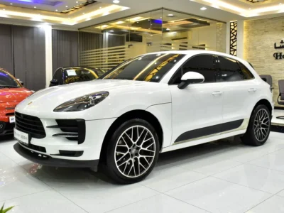 2020 Porsche Macan Standard 4 Cylinders Petrol Engine White Red Crossover