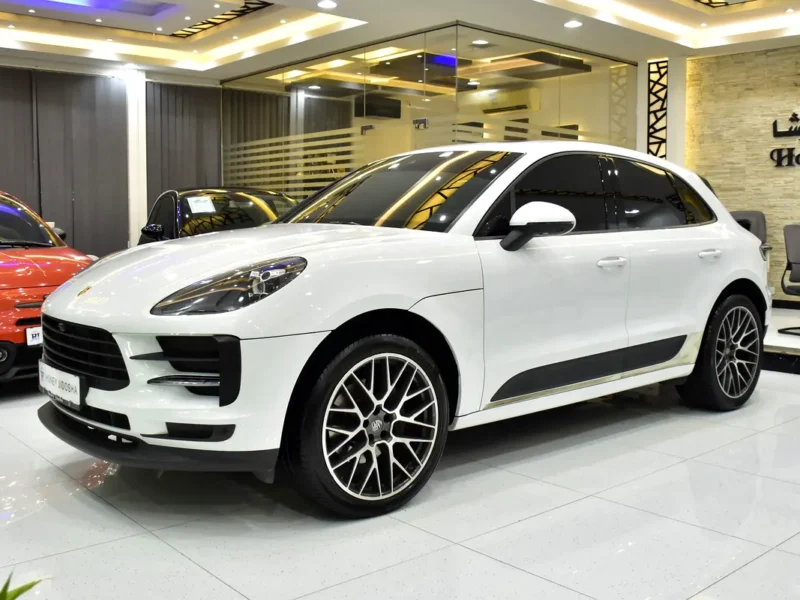 2020 Porsche Macan Standard 4 Cylinders Petrol Engine White Red Crossover