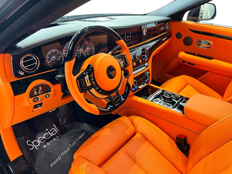 2021 Rolls-Royce Ghost Mansory Black Badge 12 Cylinders Engine Black Orange Sedan