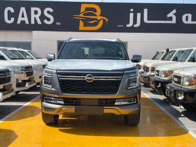 2026 Nissan Patrol Platinum 3.5L Turbo 6 Cylinder Petrol Engine Grey Red SUV GCC