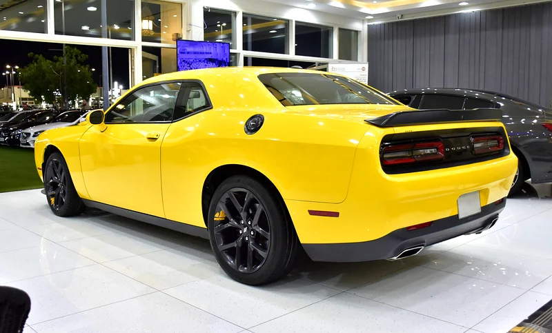 2019 Dodge Challenger SXT 6 Cylinder petrol Engine Yellow Coupe American Specs