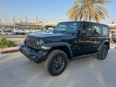 2025 Jeep Wrangler Unlimited Sport S 2.0L AT 4 Cylinder Petrol Engine Black Grey SUV