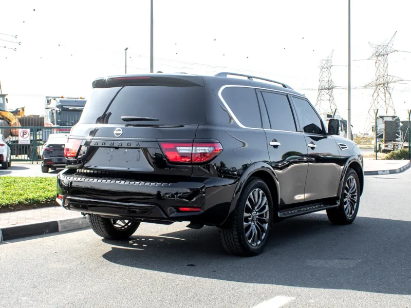 2024 Nissan Armada Platinum 8 Cylinder Petrol Engine Black Brown SUV