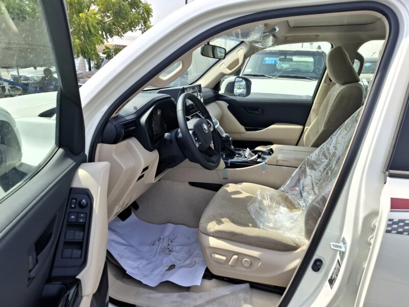 2025 Toyota Landcruiser GXR 3.5L TWIN TURBO, 6 CYLINDER White Beige SUV