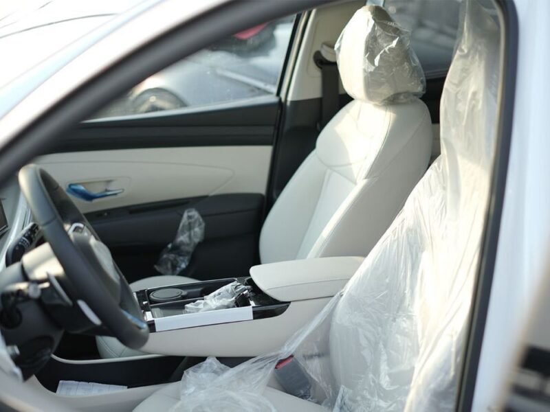 2026 Hyundai Tucson 1.6L T‑GDi turbocharged inline 4 Petrol White Beige SUV