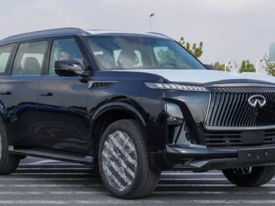 2025 Infiniti QX80 Autograph 6 Cylinder Petrol Engine Black Burgundy SUV