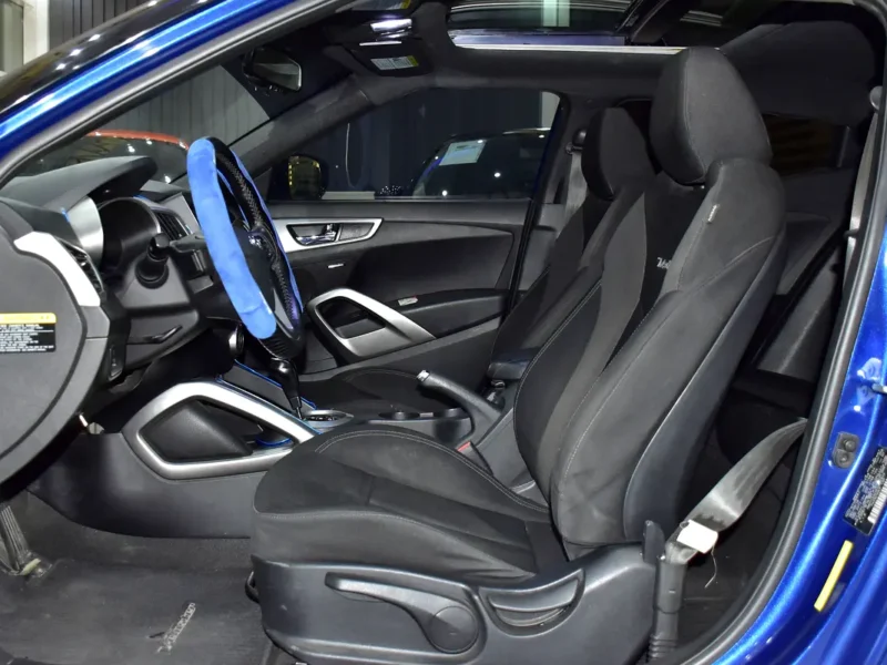 2017 Hyundai Veloster GL 4 Cylinder Petrol Engine Blue Black Hatchback