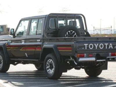 2025 Toyota Land Cruiser Pick Up LX 4.0L V6 Engine AT Grey Tan Pick Up Truck